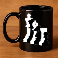 Chess Pieces, Chess Lover, Titled Chess Player, Chess Master 11oz C Handle Ceramic Mug