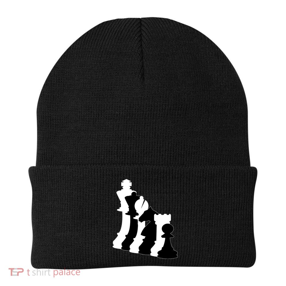 Chess Pieces, Chess Lover, Titled Chess Player, Chess Master Beanie