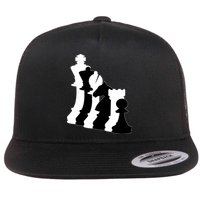 Chess Pieces, Chess Lover, Titled Chess Player, Chess Master Flatbill Hat
