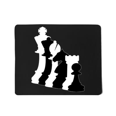 Chess Pieces, Chess Lover, Titled Chess Player, Chess Master Mousepad