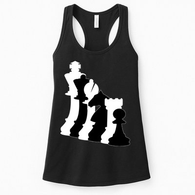 Chess Pieces, Chess Lover, Titled Chess Player, Chess Master Womens Tank Top