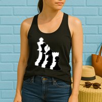 Chess Pieces, Chess Lover, Titled Chess Player, Chess Master Womens Tank Top