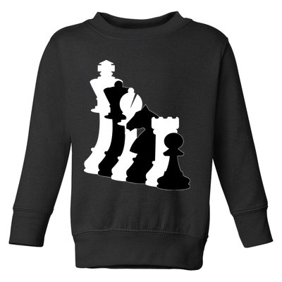 Chess Pieces, Chess Lover, Titled Chess Player, Chess Master Toddler Sweatshirt