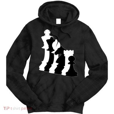 Chess Pieces, Chess Lover, Titled Chess Player, Chess Master Tie Dye Hoodie