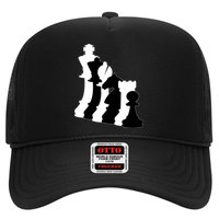 Chess Pieces, Chess Lover, Titled Chess Player, Chess Master Trucker Hat