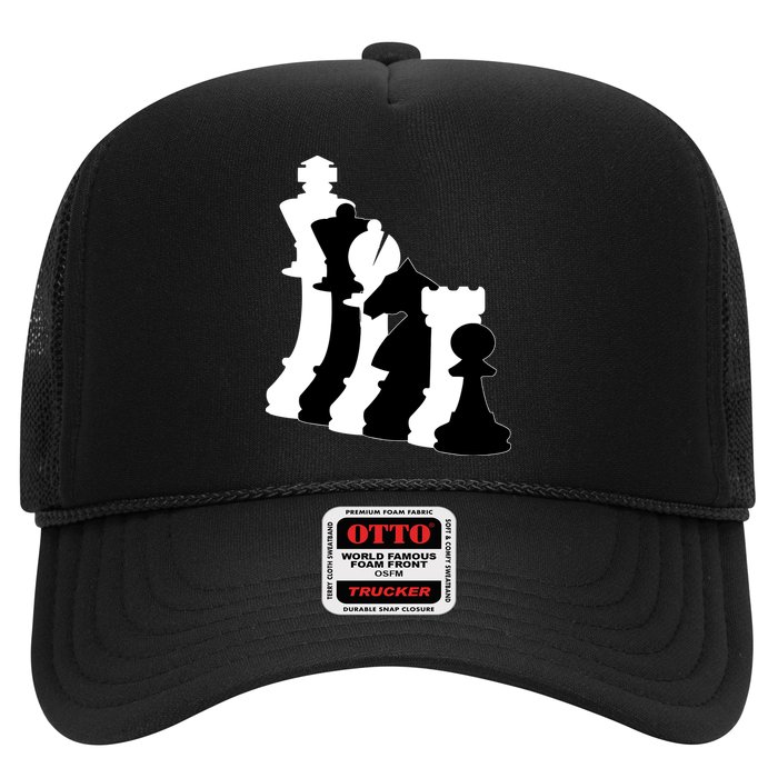 Chess Pieces, Chess Lover, Titled Chess Player, Chess Master Trucker Hat