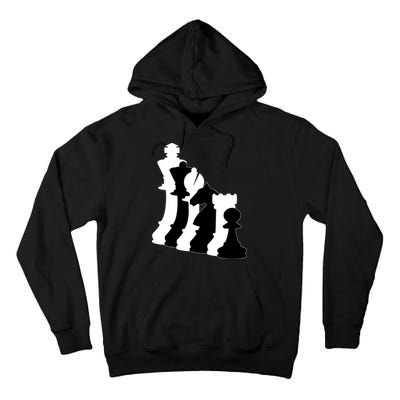 Chess Pieces, Chess Lover, Titled Chess Player, Chess Master Tall Hoodie