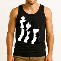Chess Pieces, Chess Lover, Titled Chess Player, Chess Master Tank Top