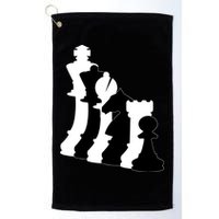 Chess Pieces, Chess Lover, Titled Chess Player, Chess Master Golf Towel