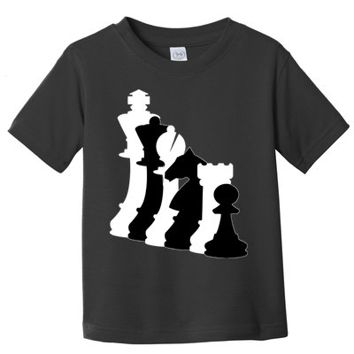 Chess Pieces, Chess Lover, Titled Chess Player, Chess Master Toddler T-Shirt