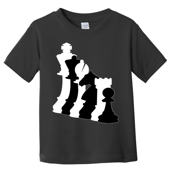Chess Pieces, Chess Lover, Titled Chess Player, Chess Master Toddler T-Shirt