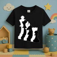 Chess Pieces, Chess Lover, Titled Chess Player, Chess Master Toddler T-Shirt