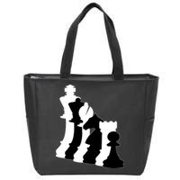 Chess Pieces, Chess Lover, Titled Chess Player, Chess Master Zip Tote Bag