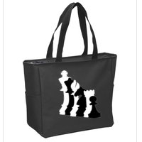 Chess Pieces, Chess Lover, Titled Chess Player, Chess Master Zip Tote Bag