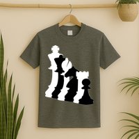 Chess Pieces, Chess Lover, Titled Chess Player, Chess Master T-Shirt
