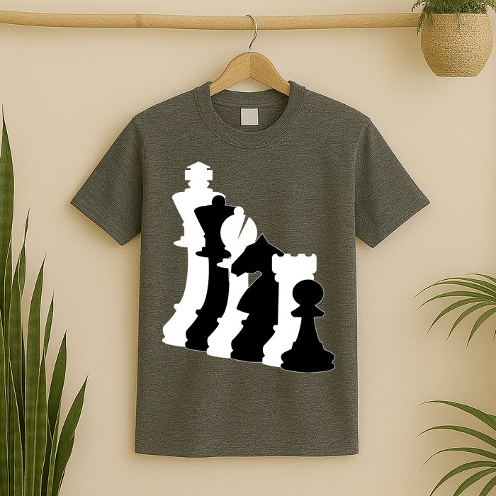 Chess Pieces, Chess Lover, Titled Chess Player, Chess Master T-Shirt