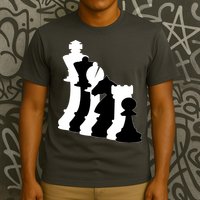 Chess Pieces, Chess Lover, Titled Chess Player, Chess Master T-Shirt