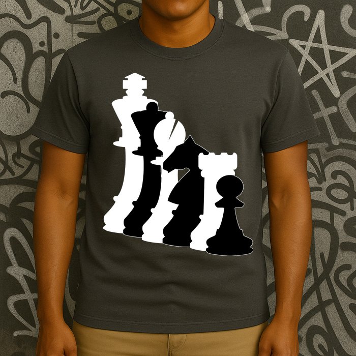 Chess Pieces, Chess Lover, Titled Chess Player, Chess Master T-Shirt