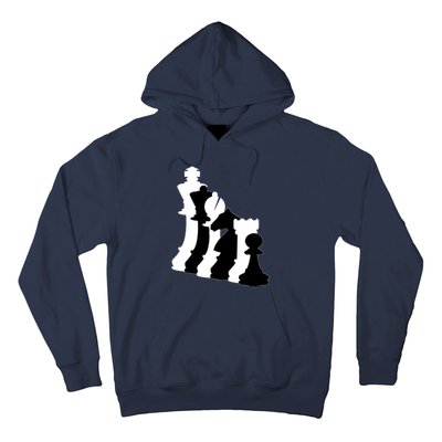 Chess Pieces, Chess Lover, Titled Chess Player, Chess Master Hoodie