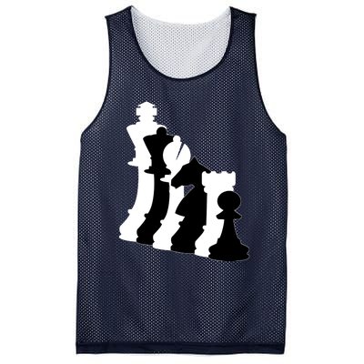 Chess Pieces, Chess Lover, Titled Chess Player, Chess Master Mesh Reversible Basketball Jersey Tank