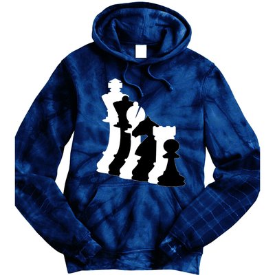 Chess Pieces, Chess Lover, Titled Chess Player, Chess Master Tie Dye Hoodie