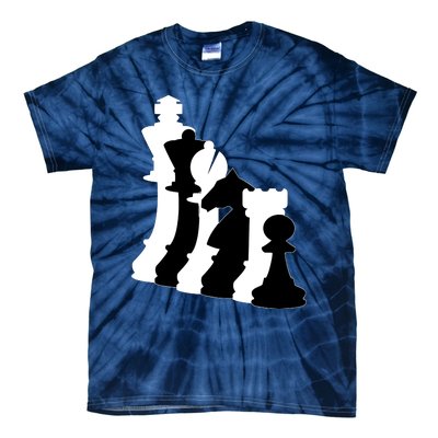 Chess Pieces, Chess Lover, Titled Chess Player, Chess Master Tie-Dye T-Shirt