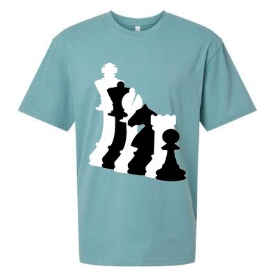 Chess Pieces, Chess Lover, Titled Chess Player, Chess Master Sueded Cloud Jersey T-Shirt