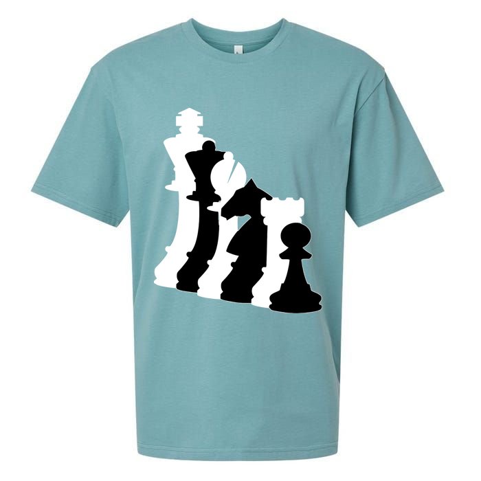 Chess Pieces, Chess Lover, Titled Chess Player, Chess Master Sueded Cloud Jersey T-Shirt