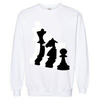 Chess Pieces, Chess Lover, Titled Chess Player, Chess Master Garment-Dyed Sweatshirt