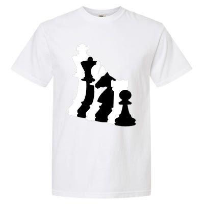 Chess Pieces, Chess Lover, Titled Chess Player, Chess Master Garment-Dyed Heavyweight T-Shirt