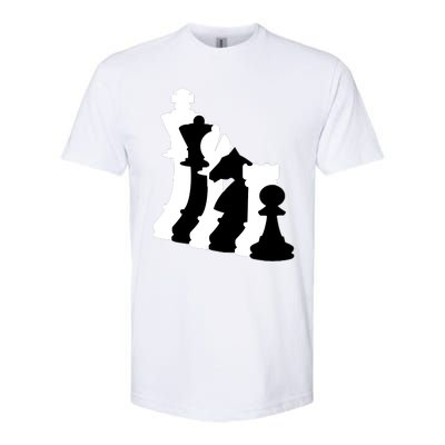 Chess Pieces, Chess Lover, Titled Chess Player, Chess Master Softstyle® CVC T-Shirt