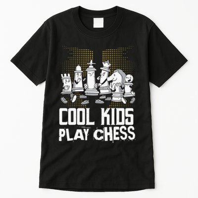 Cool  Play Chess Lover Sport Art Player Tall T-Shirt