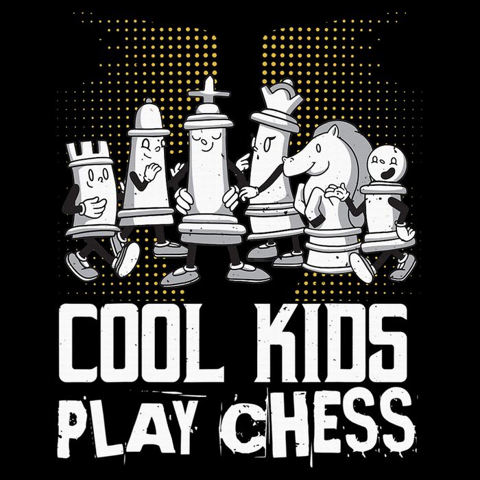 Cool  Play Chess Lover Sport Art Player Button
