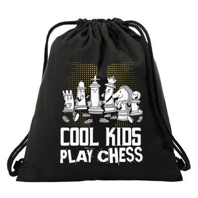 Cool  Play Chess Lover Sport Art Player Drawstring Bag