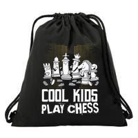 Cool  Play Chess Lover Sport Art Player Drawstring Bag