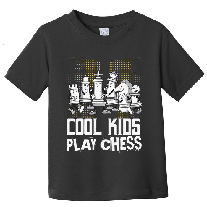 Cool  Play Chess Lover Sport Art Player Toddler T-Shirt