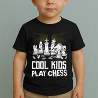 Cool  Play Chess Lover Sport Art Player Toddler T-Shirt