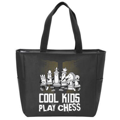 Cool  Play Chess Lover Sport Art Player Zip Tote Bag