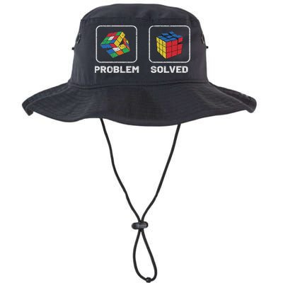 Competitive Puzzle Cube Problem Solved Speed Cubing Legacy Cool Fit Booney Bucket Hat