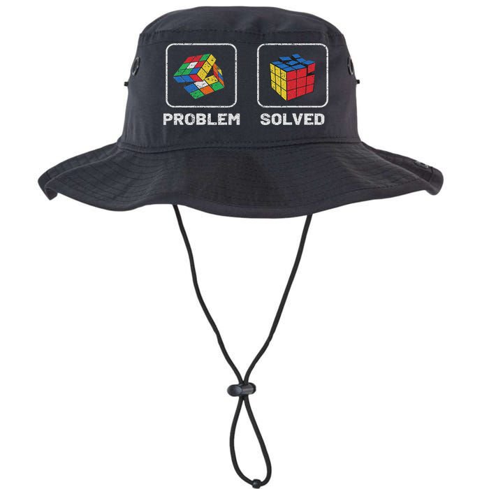 Competitive Puzzle Cube Problem Solved Speed Cubing Legacy Cool Fit Booney Bucket Hat