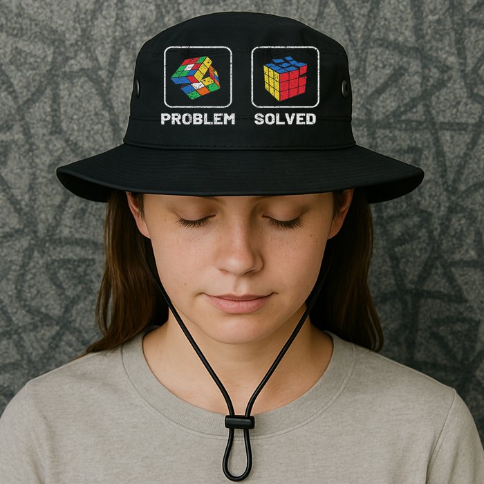 Competitive Puzzle Cube Problem Solved Speed Cubing Legacy Cool Fit Booney Bucket Hat