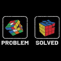 Competitive Puzzle Cube Problem Solved Speed Cubing Drawstring Bag