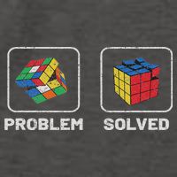 Competitive Puzzle Cube Problem Solved Speed Cubing Vector Backpack