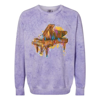 Colorful Piano Colorblast Crewneck Sweatshirt