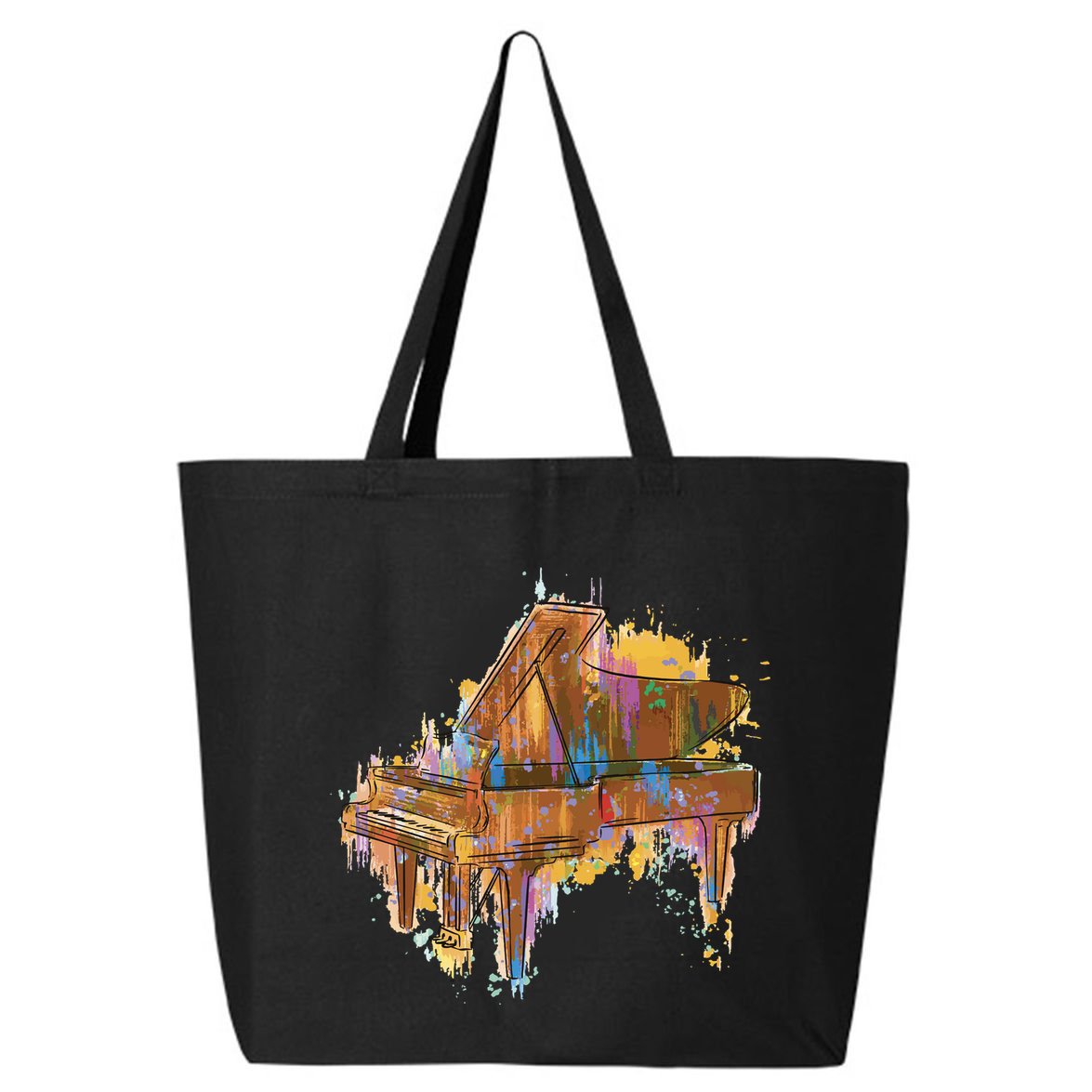 Colorful Piano 25L Jumbo Tote