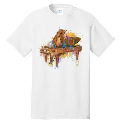 Colorful Piano Tall T-Shirt