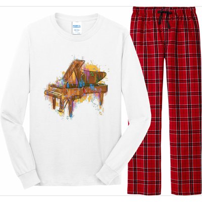 Colorful Piano Long Sleeve Pajama Set