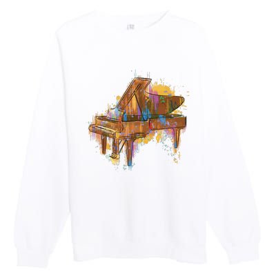 Colorful Piano Premium Crewneck Sweatshirt