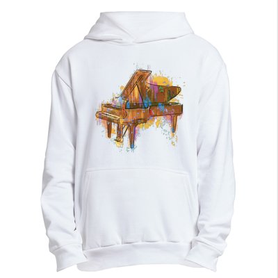 Colorful Piano Urban Pullover Hoodie