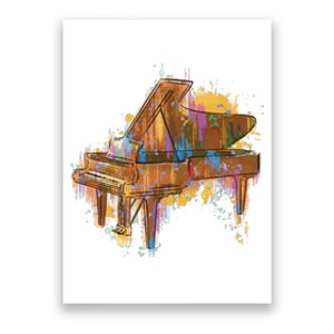 Colorful Piano Poster